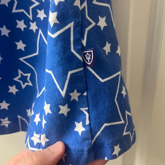 Princess Awesome Girls Dress Size 8 Blue Stars Red “I Will Vote” USA Patriotic - Picture 5 of 8